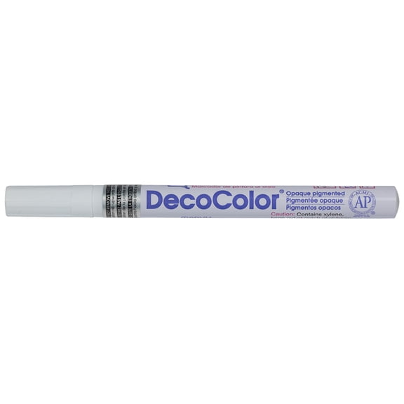 Marvy Uchida Extra Fine Line Opaque Paint Markers, White, Sold Individually