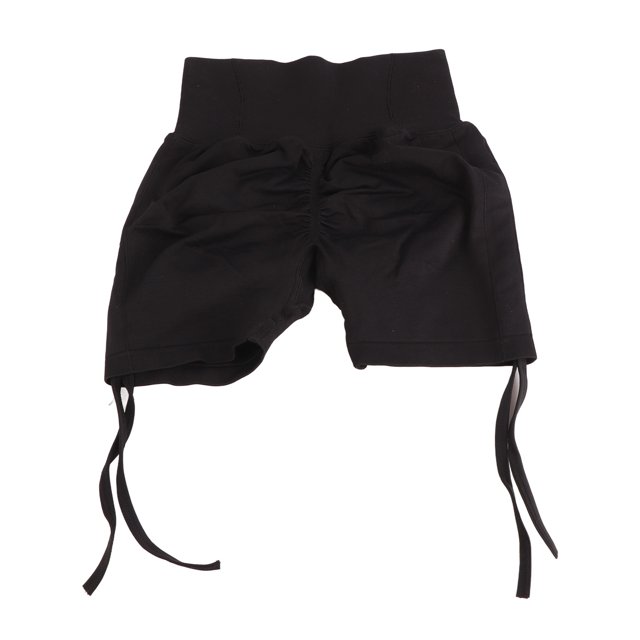 Yoga Shorts, Butt Lifting Black Ergonomic Breathable M Seamless Running Sports Shorts High Waist For Running For Women For Cycling ANGGREK Descripción de la referencia