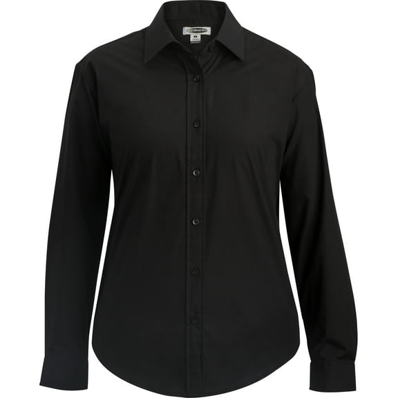Edwards Ladies Essential Broadcloth Shirt Long Sleeve