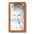 thumbnail image 2 of ArtToFrames 7" x 13" Honey Picture Frame, 7x13 inch Brown Wood Poster Frame (WOM-4214),  Pack, 2 of 8