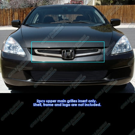 Honda Accord Billet Grille - Fits 03-05 Honda Accord Sedan Black Billet Grille Insert