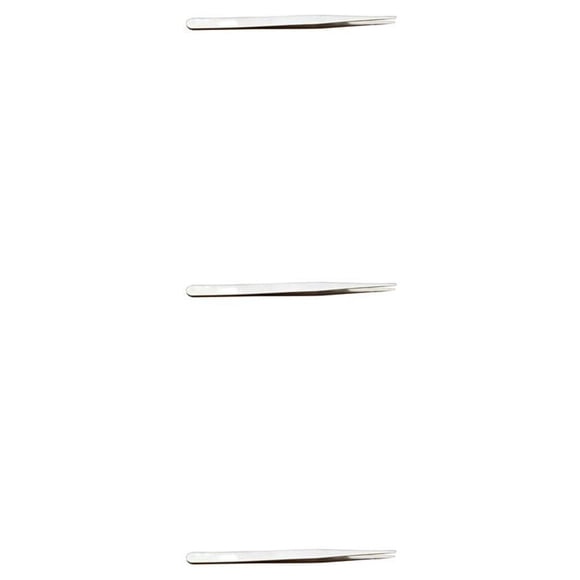Vogacara Pinzas para pestañas, pinzas para cejas curvadas antiestáticas de acero inoxidable, multiusos, flexibles, resistentes al desgaste, suministros Type1 NO1 Vogacara CBP367194