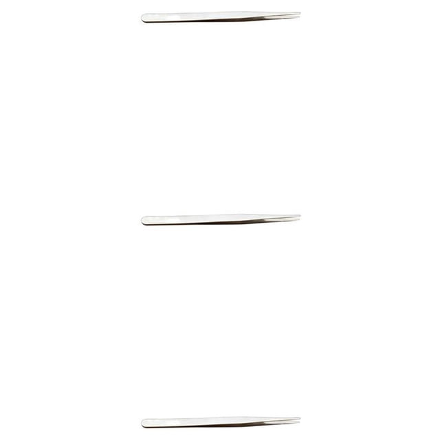 Vogacara Pinzas para pestañas, pinzas para cejas curvadas antiestáticas de acero inoxidable, multiusos, flexibles, resistentes al desgaste, suministros Type1 NO1 Vogacara CBP367194