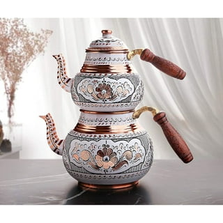 Handmade designer tea pot Hand-Painted Tea Kettle home decor housewarming  gift coffee pot