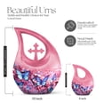 thumbnail image 2 of Butterfly Urn - Urn For Human Ashes Adult - Urns For Human Ashes Adult Female - Small Keepsake Urn - Mini Urns For Ashes - Memorial Keepsakes For Ashes - Combo 1 Large & 2 Keepsake, 2 of 2