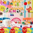 thumbnail image 6 of ZEYGC Back To School Decorations with Banner, Paper Spiral Hanging Cards and Latex Balloons, Kindergarten Daycare Party Supply, 31pcs, 6 of 7
