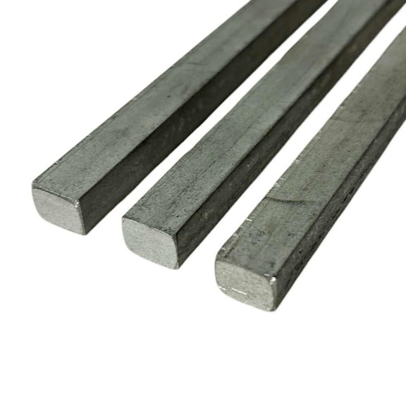 3/8" x 1/2" x 36" (3 Pack), 304 Stainless Steel True Flat Bar, Hot Rolled