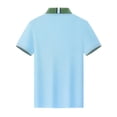 thumbnail image 7 of UVEASISHA Women's Color Block Golf Polos Shirts Quick-Dry Moisture-Wicking T Shirts Breathable Summer Workout Tennis Sports Polos Sky Blue S, 7 of 7