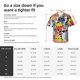 thumbnail image 5 of Balery Funny Cats Camisas hawaianas de manga corta para hombre, camisas playeras de corte holgado, camisas de vacaciones con botones,Large, 5 of 7