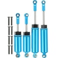 thumbnail image 1 of Shisuyan Replacement Rc Shocks Damper Blue Aluminum Alloy 4Pcs 3.8X0.5In, 1 of 8