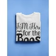 thumbnail image 3 of I'm Here For The Boos. Sweatshirt Women -Image by Shutterstock, Female Medium, 3 of 4