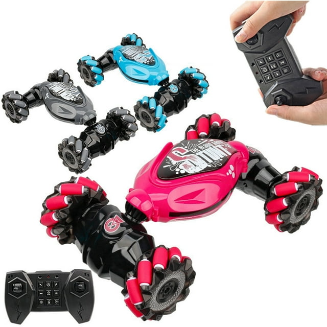 Sentmoon Rc Truck RC Car Large 1:14 Scale, 4WD 2.4G Remote Control Car, All Terrains Trucks For Boys RC Stunt Car For Age 4-12 With Lights Music 6 Year Old Birthday Gift Boy