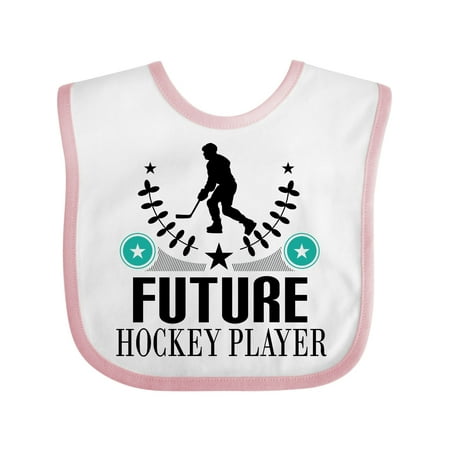 

Inktastic Future Hockey Player Boys Gift Baby Boy Bib