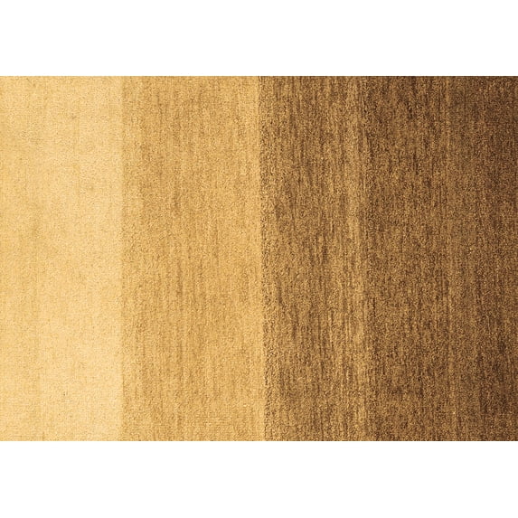 Ahgly Company Indoor Rectangle Abstract Brown Modern Area Rugs, 4' x 6'