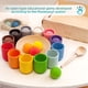 thumbnail image 3 of Bolas en tazas Toy Ulanik para niños pequeños Montessori de 1 año o más, 3 of 8