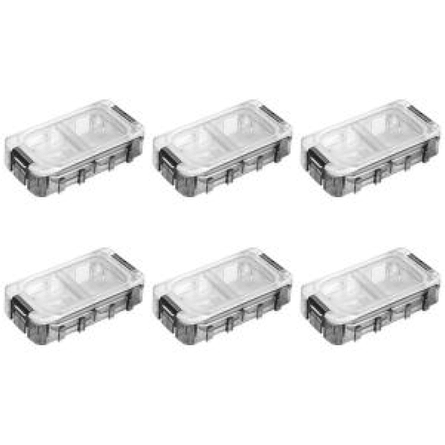 Caja Aparejos Pesca Gran Capacidad Herramientas Impermeable Con Tapa Transparente (+)