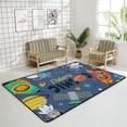 thumbnail image 4 of Crawling Indoor Carpet Play Mat Space Animals. for Living Room Bedroom Educational Nursery Floor Mat Area Rug 72x48inch, 4 of 6