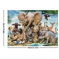thumbnail image 3 of 1000 piezas de rompecabezas de papel de animales para niños, rompecabezas de desmontaje para niños, juguete educativo decorativo para habitación de juguete Inevent FN0436-00B, 3 of 7
