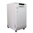 Sunpentown 18" Portable Dishwasher, Energy Star, White SD9263W
