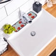 thumbnail image 7 of SKYSONIC Faucet Absorbent Mat 3 Pcs Strawberry Flower Kitchen Faucet Splash Catcher Washable Counter Drying Pads Behind Faucet for Kitchen Bathroom, 7 of 7