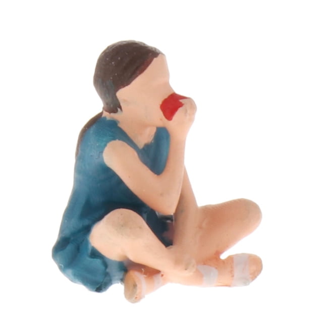 Diorama de Figuras CUTICAT 1:64 Muñeco de Modelo de Personas Chica Azul