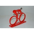thumbnail image 6 of Nifao Modern Art Red Chrome Rider on His Bicycle Resin Statue – Modern Home Decor Sculpture, 8"L x 2"W x 6"H, 6 of 13