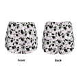 thumbnail image 5 of Lsque Cute Animal with Cow Printed Women's Running Shorts with Liner Pockets,Elastic Quick Dry Workout Athletic Gym Yoga Shorts,Womens High Waist Shorts-XX-Large, 5 of 9