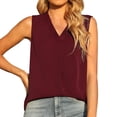 thumbnail image 6 of Beach Vacation Clothes for Women Cleavage Tops for Women Chambray Top Top Thick Strap Band 13 Memory Girl Crop Tops Cute Summer Design Your Own Sock Cowl Neck Summer S, 6 of 7