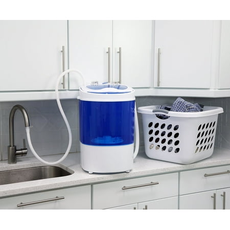Ivation Mini Portable Washer/Spinner Compact Size for Travel, Dorms &