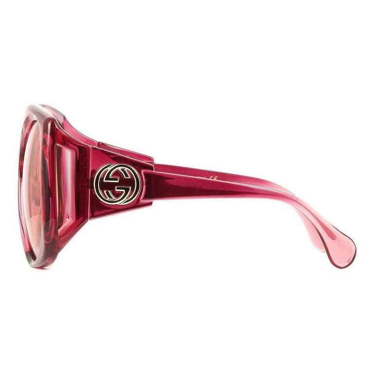 GUCCI SUNGLASSES GG0875S BURGUNDY 62-16-120 WOMEN BLUE CASE  display picture 2