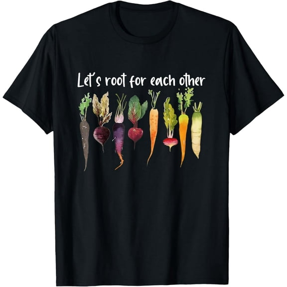 Inspirational Garden Roots Pun Unisex Gardener 100% Cotton Short Sleeve T-Shirt