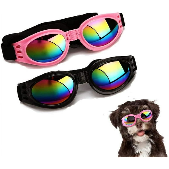 Pet Glasses Dog Sunglasses Dog Doggles Waterproof Windproof Eyewear UV Protection Sunglass for Doggy Puppy