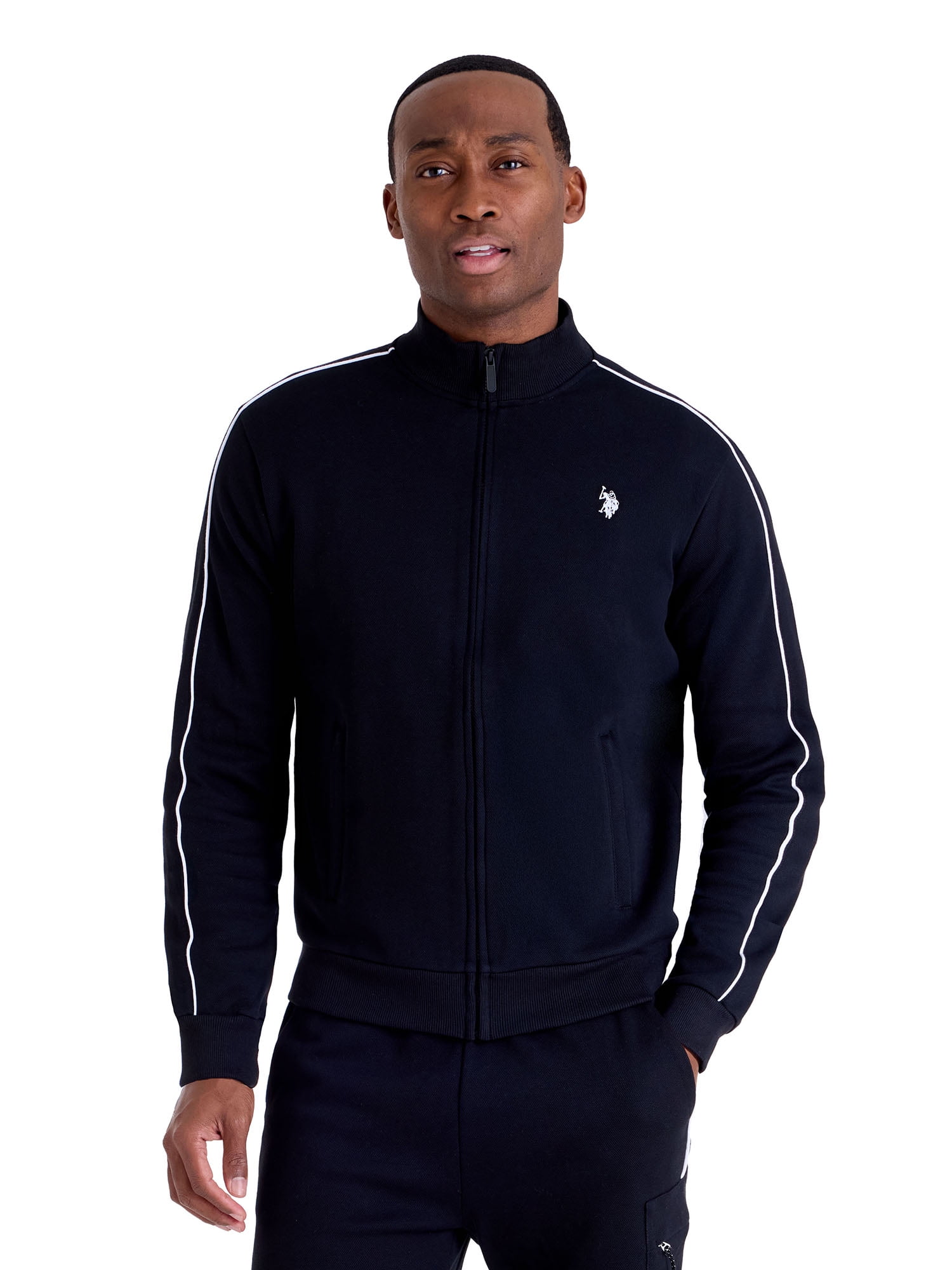 U.S. Polo Assn. Men's Track Jacket with Piping