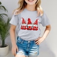 thumbnail image 2 of Godom Girls T Shirts Short Sleeve Round Neck Solid Loose Basic Tees Summer Cute T Shirts, 2 of 5