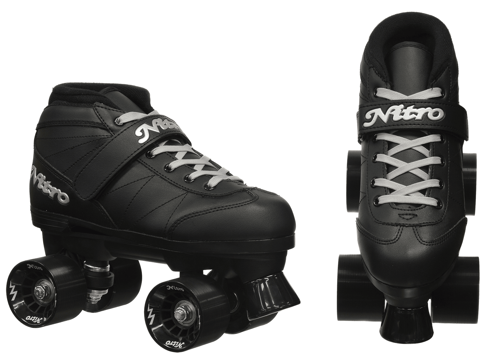Buy Epic Super Nitro Black Quad Speed Roller Skates Size 8 Online at