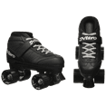 Epic Youth Super Nitro Black Quad Speed Skates Package
