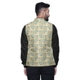 thumbnail image 3 of Atasi China Ivory African Printed Wedding Jackets For Men Nehru Jacket Waist Coat For Festive Season-Medium, 3 of 6