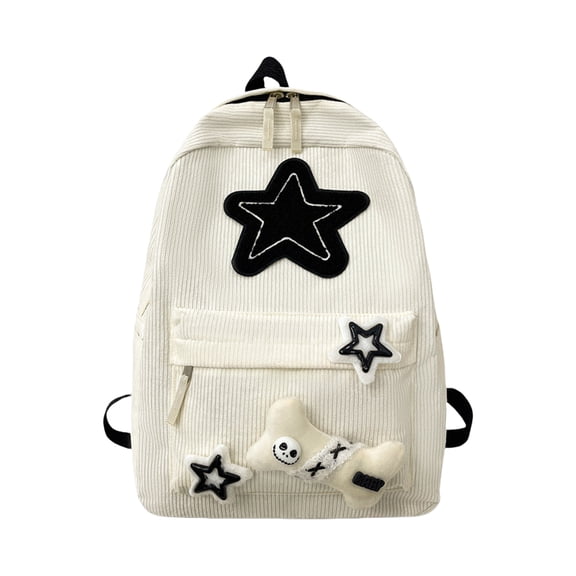 Trendy Laptop Backpacks Students School Bag Lovely Stars Backpacks Travel Rucksack Large Capacity Daypacks