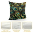 thumbnail image 4 of Leisuo Peacock Feather case for Hair and Skin, Bird Animal Pillowcase with Zipper, Soft Pillow Cover, Slip Cooling Cases, 4 of 5