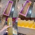 thumbnail image 3 of 5Pcs Soap Making Kit with 44oz Silicone Loaf Soap Mold and Wooden Box, Stainless Steel Wavy & Straight Slicer, Soap Cutting Board and Handmade Soap Tools for Homemade Craft Soap Making Supplies, 3 of 11