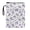 Violet Pansies, variant on HELLHERO Polyester Fabric Books Sleeve for Reader Classic for Class Office Pocket Zipper, 11.4 Inch X 8.66 Inch, Dragonfly Silhouette Bag