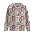 thumbnail image 3 of Women's Long Sleeve Christmas Pullover 3 D Christmas Printed Pullover Sweatshirt, 3 of 7