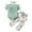 Green, variant on CARETOO Newborn Baby Girl Clothes Ruffle Pants Headband 3pcs Cotton Fabric  Casual Outfits 0-18M