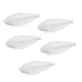 thumbnail image 1 of Juego de 5 señuelos de pesca artificiales para hombres y mujeres, para pesca de agua dulce, portátil. Blanco, 1 of 9