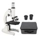 thumbnail image 2 of Microscopio, 640x Microscopio de Rueda de Mano de Enfocque Coaxial Dual para el Hogar Para Estudiantes, 2 of 7