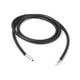 thumbnail image 2 of 5 Piezas de Cadena de Colr de Cordón de Esbones de material acero Inoxidable de Caucho Negro de 20 Pulgadas para Mujer Hugo collar de cordón de caucho negro, 2 of 9