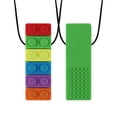 thumbnail image 1 of 1pc Bebé Mordedor Sensorial Colgante Collar Niños Silicona Morder Para Recién Nacidos Lápiz Topper Juguete Gao Jiahui unisex, 1 of 2