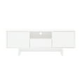 thumbnail image 1 of Ella 59" TV Stand in White made from Engineered Wood, 1 of 11