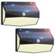 thumbnail image 1 of JSXing Luces Solares,318 LED Lampara Solar Exterior Sensor de Movimientocon 3 Modos, 270&deg; de Iluminaci&oacute;n de Gran Angular, IP67 A Prueba de Agua,Solar Luz para Jard&iacute;n Casa, 1 of 7