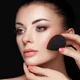 thumbnail image 3 of 1 esponja de maquillaje negra, esponja para base de maquillaje, esponja para crema, esponja para polvos, herramientas de belleza para maquillaje, 3 of 6